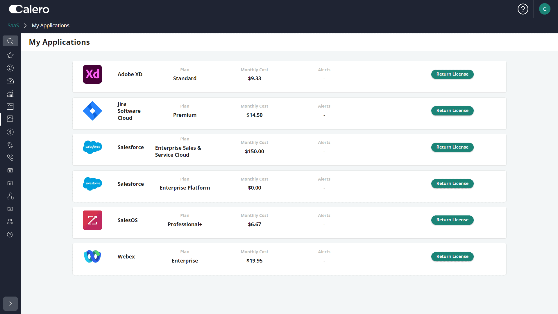 SaaS Inventory Management System | Manage Your App Portfolio